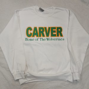 Carver White Sweatshirt
